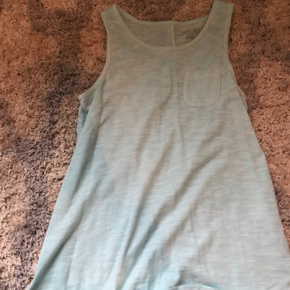 Girls size 7/8 blue green tank top